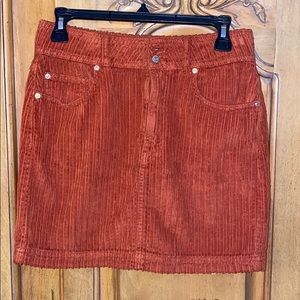 Corduroy skirt